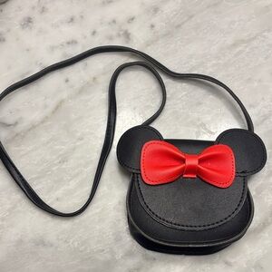 Disney Black Bag with Red Bow and Mouse Ears